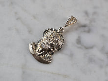Load image into Gallery viewer, Womens Vintage Estate Sterling Silver Jesus Pendant 4.2g E1634