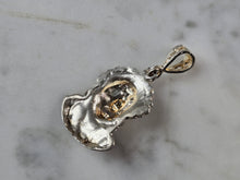 Load image into Gallery viewer, Womens Vintage Estate Sterling Silver Jesus Pendant 4.2g E1634