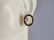 Load image into Gallery viewer, Womens Vintage Estate Sterling Silver Gold Tone Earrings 4.9g E1645