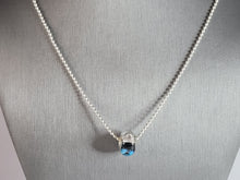 Load image into Gallery viewer, Womens Vintage Estate Sterling Silver Floral Charm Necklace 9.7g E1647