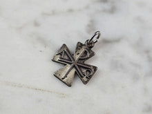 Load image into Gallery viewer, Womens Vintage Estate Sterling Silver Antaya Alpha Omega Cross Charm 1.1g E1666