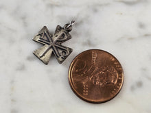 Load image into Gallery viewer, Womens Vintage Estate Sterling Silver Antaya Alpha Omega Cross Charm 1.1g E1666