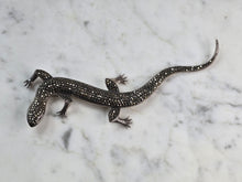 Load image into Gallery viewer, Womens Vintage Estate Sterling Silver Large Lizard Brooch 34.0g E1667
