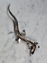 Load image into Gallery viewer, Womens Vintage Estate Sterling Silver Large Lizard Brooch 34.0g E1667