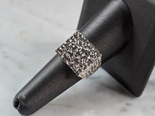 Load image into Gallery viewer, Mens Vintage Estate Sterling Silver Nugget Style Ring 5.3g E1670