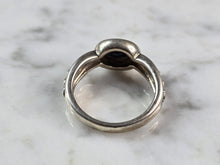 Load image into Gallery viewer, Womens Vintage Estate Sterling Silver Onyx Stone Ring 5.5g E1679