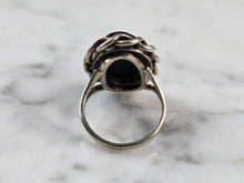 Load image into Gallery viewer, Womens Vintage Estate Sterling Silver Modernist Citrine Ring 4.2g #E1681