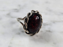 Load image into Gallery viewer, Womens Vintage Estate Sterling Silver Modernist Citrine Ring 4.2g #E1681