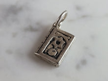 Load image into Gallery viewer, Vintage Sterling Silver Jewish Judaica Hebrew Torah Charm Pendant 3.0g E1683