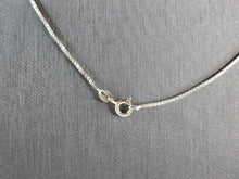 Load image into Gallery viewer, Womens Vintage Estate Sterling Silver Topaz Pendant Necklace 17.9g E1687