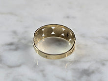 Load image into Gallery viewer, Womens 10K Yellow Gold Modernist Filigree Ring 1.7g E1693