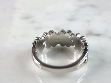 Load image into Gallery viewer, Womens Estate Sterling Silver Modernist Blue Opal Ring 4.6g E1701