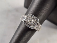 Load image into Gallery viewer, Womens Estate 14k Yellow Gold Lab Diamond Tasha R Ring 5.7g #E1713
