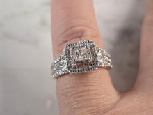 Load image into Gallery viewer, Womens Estate 14k Yellow Gold Lab Diamond Tasha R Ring 5.7g #E1713