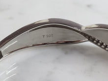 Load image into Gallery viewer, Womens Estate Sterling Silver Modernist Opal Bangle Bracelet 18.8g E1714