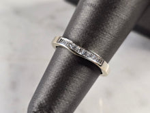 Load image into Gallery viewer, Womens Vintage Estate 10K White Gold Diamond Ring 2.0g E1729