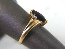 Load image into Gallery viewer, Womens Vintage Estate 14K Yellow Gold Onyx ? Diamond Ring 2.4g E1739