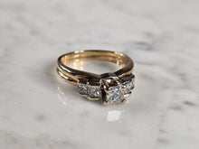 Load image into Gallery viewer, Womens Vintage Estate 14K Yellow Gold Diamond Ring, 5.6g E1747