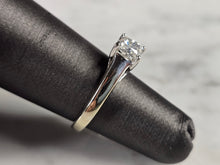Load image into Gallery viewer, Womens Vintage Estate 14k White Gold Diamond Tolkowsky Ring 3.3g #E1749