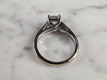 Load image into Gallery viewer, Womens Vintage Estate 14k White Gold Diamond Tolkowsky Ring 3.3g #E1749