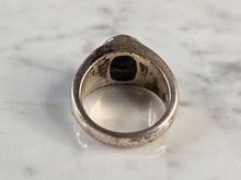 Load image into Gallery viewer, Womens Vintage Estate Sterling Silver Modernist Turquoise Ring 9.7g E1764