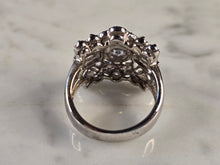 Load image into Gallery viewer, Womens Vintage Estate Sterling Silver CZ Ring 6.3g E1771