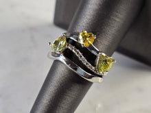 Load image into Gallery viewer, Womens Vintage Estate Sterling Silver Modernist Ring 6.6g E1773