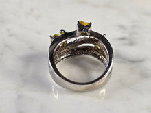 Load image into Gallery viewer, Womens Vintage Estate Sterling Silver Modernist Ring 6.6g E1773