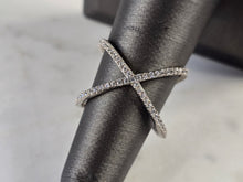 Load image into Gallery viewer, Womens Vintage Estate Sterling Silver Modernist Ring 2.1g E1776