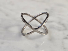Load image into Gallery viewer, Womens Vintage Estate Sterling Silver Modernist Ring 2.1g E1776