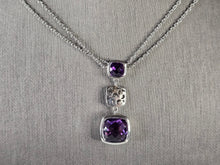 Load image into Gallery viewer, Womens Vintage Estate Sterling Silver Modernist Necklace 7.9g E1782