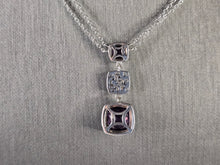 Load image into Gallery viewer, Womens Vintage Estate Sterling Silver Modernist Necklace 7.9g E1782