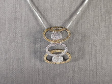 Load image into Gallery viewer, Womens Vintage Estate Sterling Silver Modernist Necklace 6.5g E1783