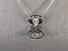 Load image into Gallery viewer, Womens Vintage Estate Sterling Silver Modernist Necklace 6.5g E1783