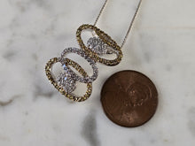 Load image into Gallery viewer, Womens Vintage Estate Sterling Silver Modernist Necklace 6.5g E1783
