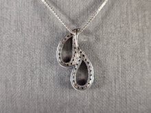 Load image into Gallery viewer, Womens Estate Sterling Silver Modernist Pendant &amp; Necklace 5.9g E1787