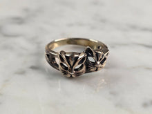 Load image into Gallery viewer, Womens Vintage Estate Sterling Silver Kitten Cat Ring 2.8g E1804