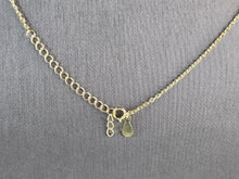 Load image into Gallery viewer, Womens Sterling Silver Modernist Gold Tone Pendant Necklace 12.6g E1830