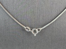 Load image into Gallery viewer, Womens Vintage Estate Sterling Silver CZ Eternity Pendant W/ Necklace 9.1g E1831