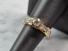 Load image into Gallery viewer, Womens Vintage Estate 14K Gold 1.5ct Diamond Ring, 6.6g E1838