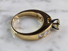 Load image into Gallery viewer, Womens Vintage Estate 14K Gold 1.5ct Diamond Ring, 6.6g E1838