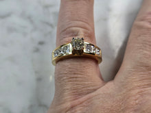 Load image into Gallery viewer, Womens Vintage Estate 14K Gold 1.5ct Diamond Ring, 6.6g E1838