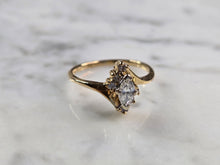Load image into Gallery viewer, Womens Vintage Estate 14K Yellow Gold Diamond Ring, 2.3g E1839