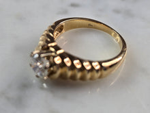 Load image into Gallery viewer, Womens Vintage Estate 14k Gold Diamond Stuller Ring 5.0g E1846