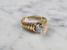 Load image into Gallery viewer, Womens Vintage Estate 14k Gold Diamond Stuller Ring 5.0g E1846