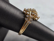 Load image into Gallery viewer, Womens Vintage Estate 14k Yellow Gold Diamond Ring 5.8g E1847