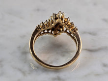 Load image into Gallery viewer, Womens Vintage Estate 14k Yellow Gold Diamond Ring 5.8g E1847