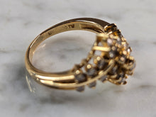 Load image into Gallery viewer, Womens Vintage Estate 14k Yellow Gold Diamond Ring 5.8g E1847