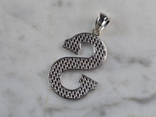 Load image into Gallery viewer, Womens Sterling Silver Initial Letter " S " Pendant 1.4g E1851