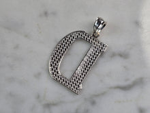 Load image into Gallery viewer, Womens Sterling Silver Initial Letter " D " Pendant 1.4g E1853